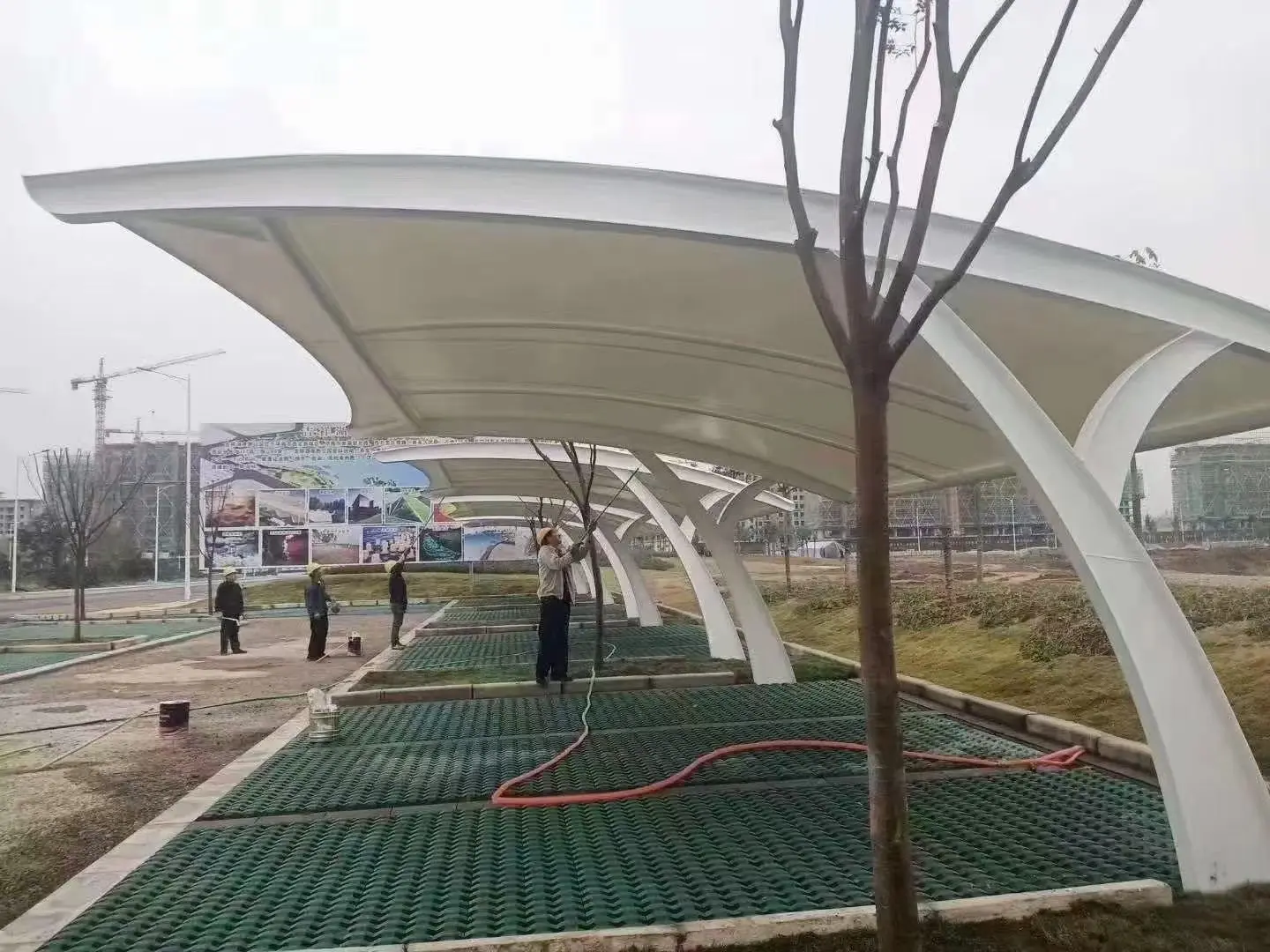 贵州黔东南膜结构车棚采购避坑指南：本地气候不同，别拿低价当性价比